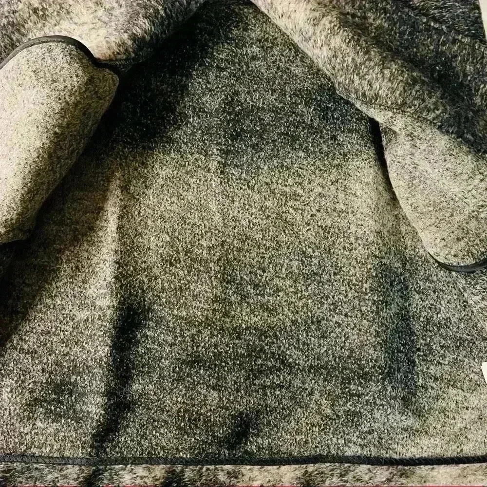 Nanette Lepore Sustainable Gray Ombre Wool Mohair Swing Jacket Coat Size S - Picture 16 of 16